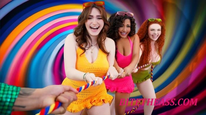 Brina Scarlet, Fun Sized Megan, Lil Bet Saunders - BFFs Day Sex Games - Brina, Lil Bet & Megan's Debut [FullHD 1080p]