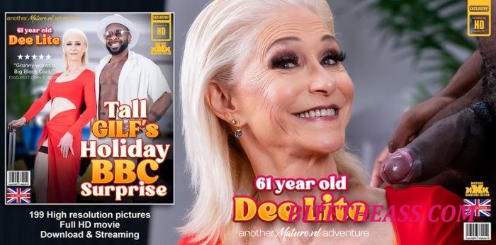 Dee Lite - Before going on a holiday, 61 year old GILF Dee Lite is having a big black cock to get in the mood [FullHD 1080p]