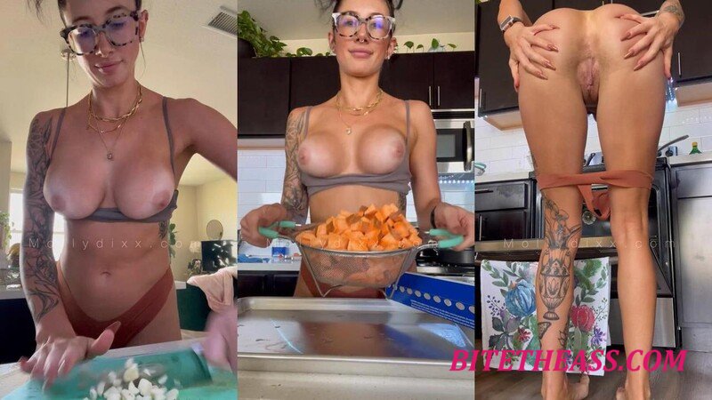 Molly Dixx - Nude Cooking [FullHD 1080P] 