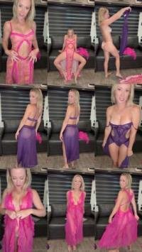 Vicky Stark - Try On Night Dresses [FullHD 1080P] 