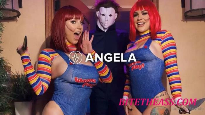 Angela White, Karmen Karma - DICK OR TREAT !!!! [SD 480p]