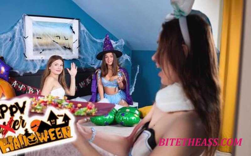Kitty Doll88, Milka, Hazel Grace - Halloween Witches [FullHD 1080P] 