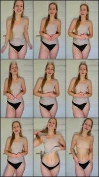 itspinkmelina - Mein kurzes Vorstellungsvideo Ich zeige mich komplett nackt im Int... [SD 405P] 
