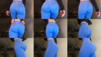 AvanelleJules - Bright blue leggings on treadmill [FullHD 1080P] 