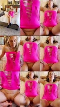 KristiAndKloe - POV I demanded a quickie in my pink dress before we head out [FullHD 1080P]