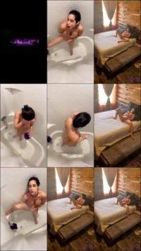 Lana Cohen X - Lana Cohen | His friend spied on me while I showered and masturbated [FullHD 1080P]