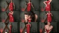 Goddess Alexandra Snow - Red Rubber Joi [HD 720P]