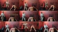 Domina Scarlet - 100 Stroke Caning In White Shirt And Jodhpurs [4K 1440P]