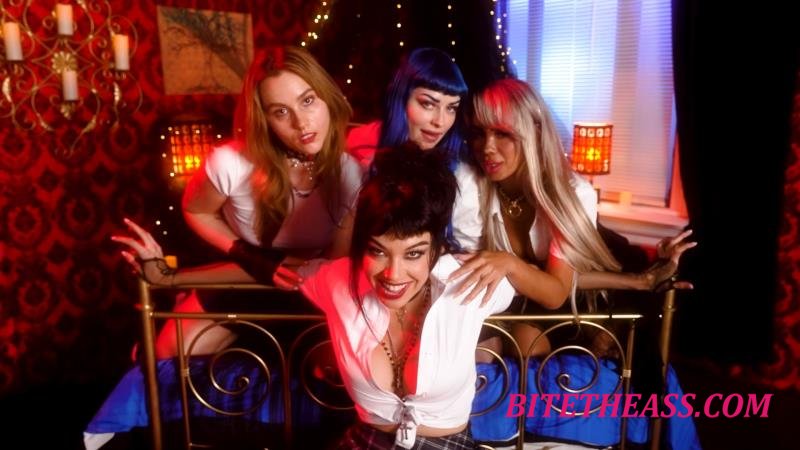 Jewelz Blu, Little Puck, Luna Luxe and Ophelia Fae - The Craft Vol 2 Strapon Sex Magic GGGG 4K [4K 2160P]