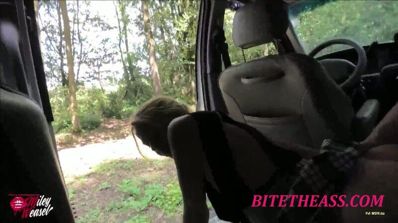Miley-Weasel - Versaute Blondine Mitten Auf Dem Vollen Parkplatz Gefickt [FullHD 1080P]