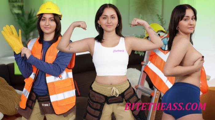 Angel Cake - This is No Place for a Woman, But My Tomboy Stepdaughter Can Earn My Respect With Her Pussy [SD 360p]