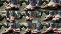  Pleasetreadonme - POVS I crush his HARD cock between my FLIP FLOPS until he EXPLODES on my toes [FullHD 1080]
