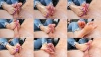  ellemfootfetish - FOOTJOB IN THE CAR - FOOTJOB - CLOSE UP - TOEJOB - BIG FEET [FullHD 1080]

