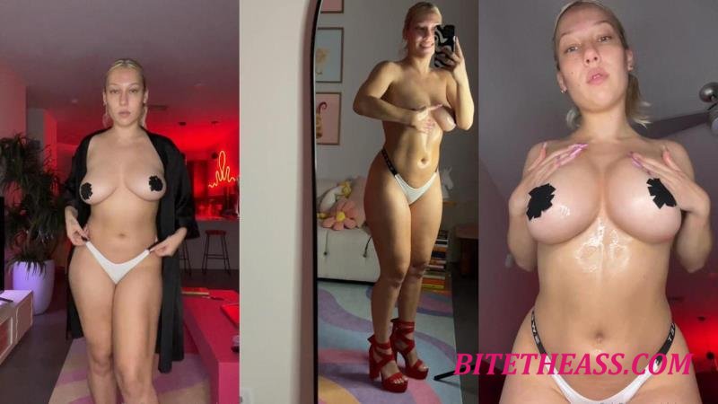 Claire Grimes -  Claire Grimes - Mood Lighting Oiled Up Titties [FullHD 1080]
