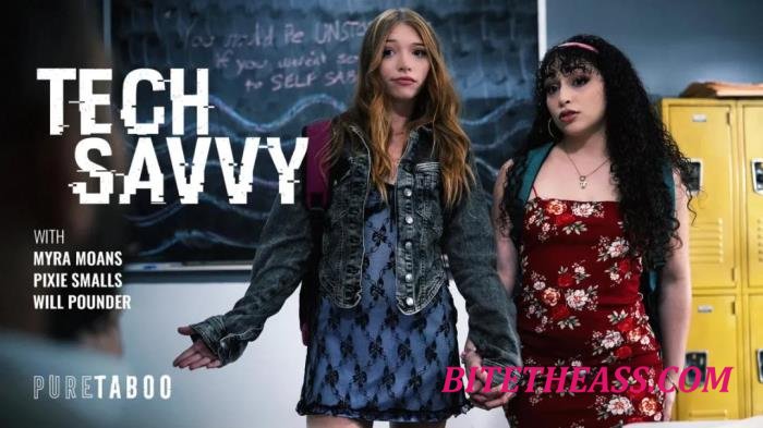 Pixie Smalls, Myra Moans - Tech Savvy [SD 576p]