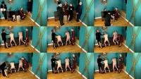  Madam M and Lady Syene - Tea Time Bastinado extreme double Domme hard sadistic foot whipping punishment [8K 2302]
