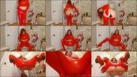Bianca Beauchamp -  Bianca Beauchamp - Red Latex Buttplug Masturbation [FullHD 1080]
