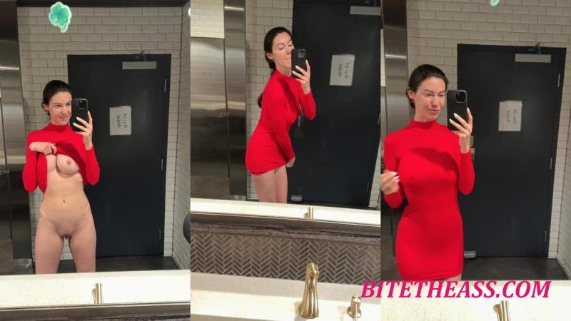 Lady In The Streets (elliejames) -  Lady In The Streets (elliejames) - Red Dress [4K 2160]
