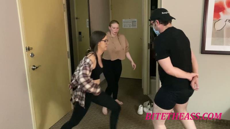  ONLYBALLKICKING - Two Cute Chicks Ballbusting [FullHD 1080]
