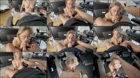 Nina-Joy96 -  Nina-Joy96 - Er bekommt von mir einen Blowjob wahrend seiner Arbeit [FullHD 1080]

