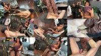  Femdom For Fun - Goddess India - Crushing The Slaves Testicles While I Read A Book [FullHD 1080]

