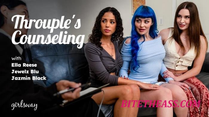 Jewelz Blu, Ella Reese, Jazmin Black - Throuple's Counseling [UltraHD 4K 2160p]