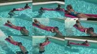  Goddess Gabriella - Having Fun In The Pool With My Slave [FullHD 1080]
