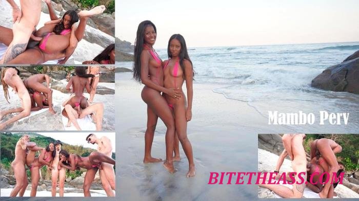 Jasminy Villar, Jenny Pretinha - Daped-In-Public #6: 2 ebony princesses get fucked at the beach in front of people  OB326 [UltraHD 4K 2160p]