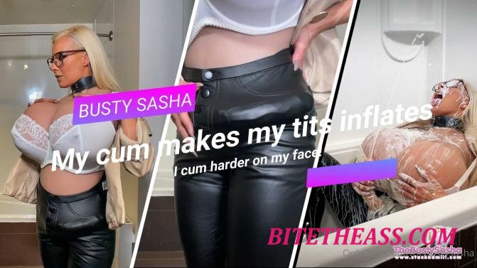 Thebustysasha, The Stacked MILF - My cum makes my tits inflates [FullHD 1080p]