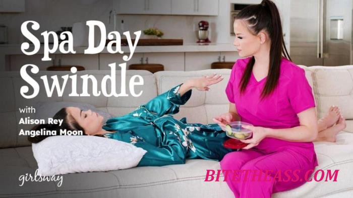 Alison Rey, Angelina Moon - Spa Day Swindle [FullHD 1080p]