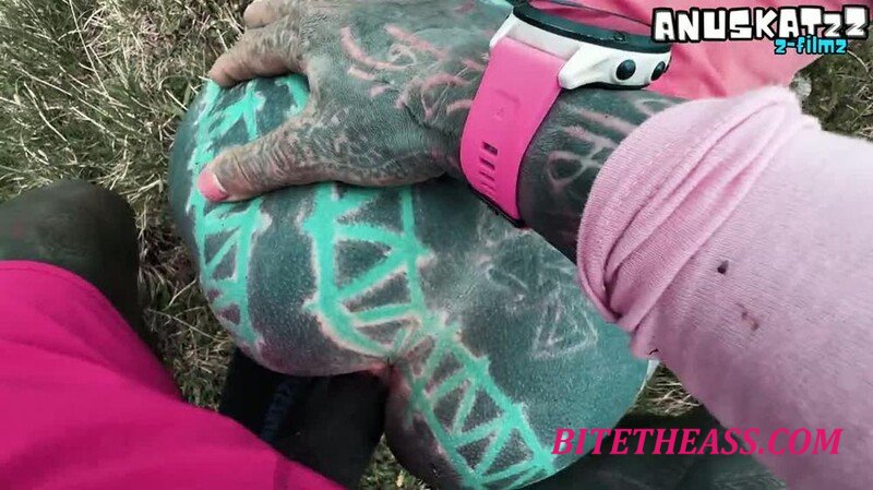 Anuskatz - Outdoor leidenschaftlicher fick und gesichtsbesamung [HD 720P] 