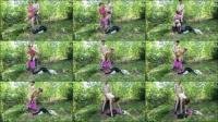 BettDuett - Beim Outdoor Doggy Fick auf Freundin gespritzt [FullHD 1080P] 