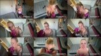 SteffiBlond - Spontan dreckig ungeschminkter Blowjob in Latxhandschuhen [FullHD 1080P]