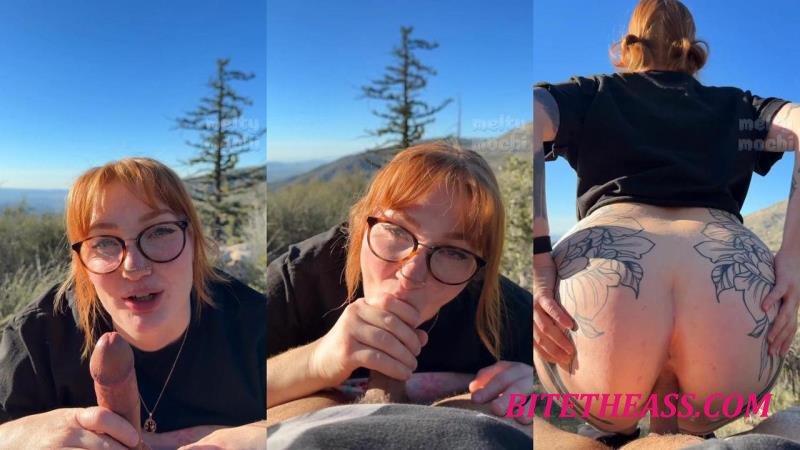 Meltymochi -  Meltymochi - MeltyMochi Outdoor BJ And Reverse Cowgirl Creampie [FullHD 1080]
