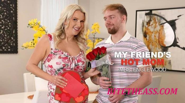 Mrs. Englewood - Sexy MILF Mrs. Englewood gives her son's friend the best Valentine Day fuck ever [FullHD 1080p]