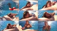 Lea-Lovebird -  Lea-Lovebird - Public im Pool - Extrem spritziges Vergnugen [FullHD 1080]
