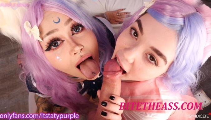 Syndicete, Myelliqueen, Purple Bitch - threesome sex with nice girls [FullHD 1080p]
