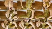  PooGirl � pooping doggystyle, smearing the whole body, ass and face, chewing shit [HD 1280]
