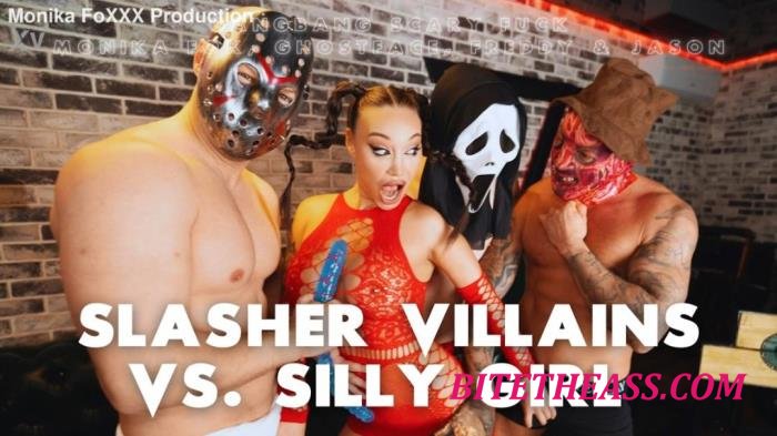 Monika Fox - Slasher Villains vs. Silly Girl Monika Fox Gangbang Scary Rough Fuck With DAP, DP, Anal, Prolapse And Cumshot [2K 1440p]