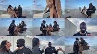  Mistress Erinia, Domme Hades, and Mistress Samantha - The three Mistresses humiliate the slave on the rooftop [FullHD 1080]
