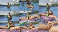 Jenny_Stella -  Jenny_Stella - Was treibe ich mit der XXXXL Badenudel [FullHD 1080]

