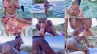Sarai Minx -  Sarai Minx Ebony Goddess In Bikini Sucks And Fucks In The Public Beach After Snorkeling [FullHD 1080]
