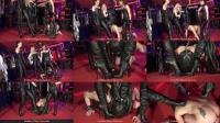  GODDESS MAYA LIYER, Fetish Liza, Mistress Lilse von Hitte - Triple Boot Worship HD [FullHD 1080]
