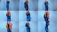 JuliaCrown - Leather dress whipping [HD 720]
