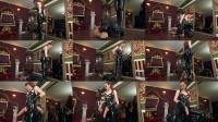  House of Sinn - Heel Worship Latex Fetish Mistress Amanda uses doi as Her licking chair [FullHD 1080]

