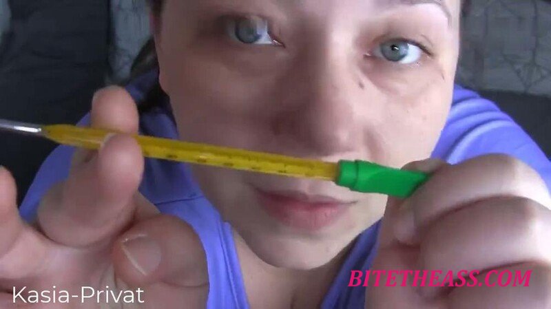 Kasia-Privat -  Kasia-Privat - Fiebermessen mit Wichscountdown [HD 720]
