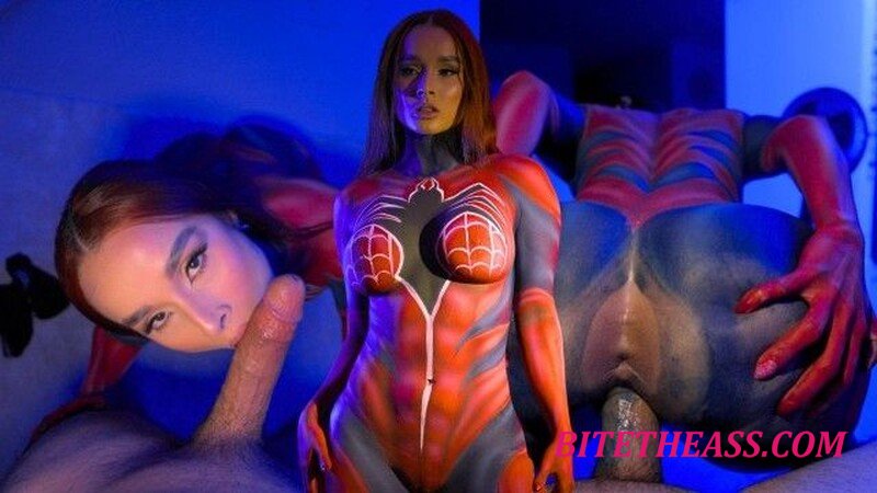 Abella Olsen -  Abella Olsen - Hot SPIDERWOMAN FUCKS her fan and ride him until he CUMS! [FullHD 1080]
