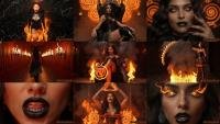  Mistress Misha Goldy - Your Dark Future Unveiled in My Flames [4K 1440]
