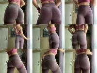  Goddess Aria Zahara - Sweaty Yoga Pants Ass Worship [FullHD 960]
